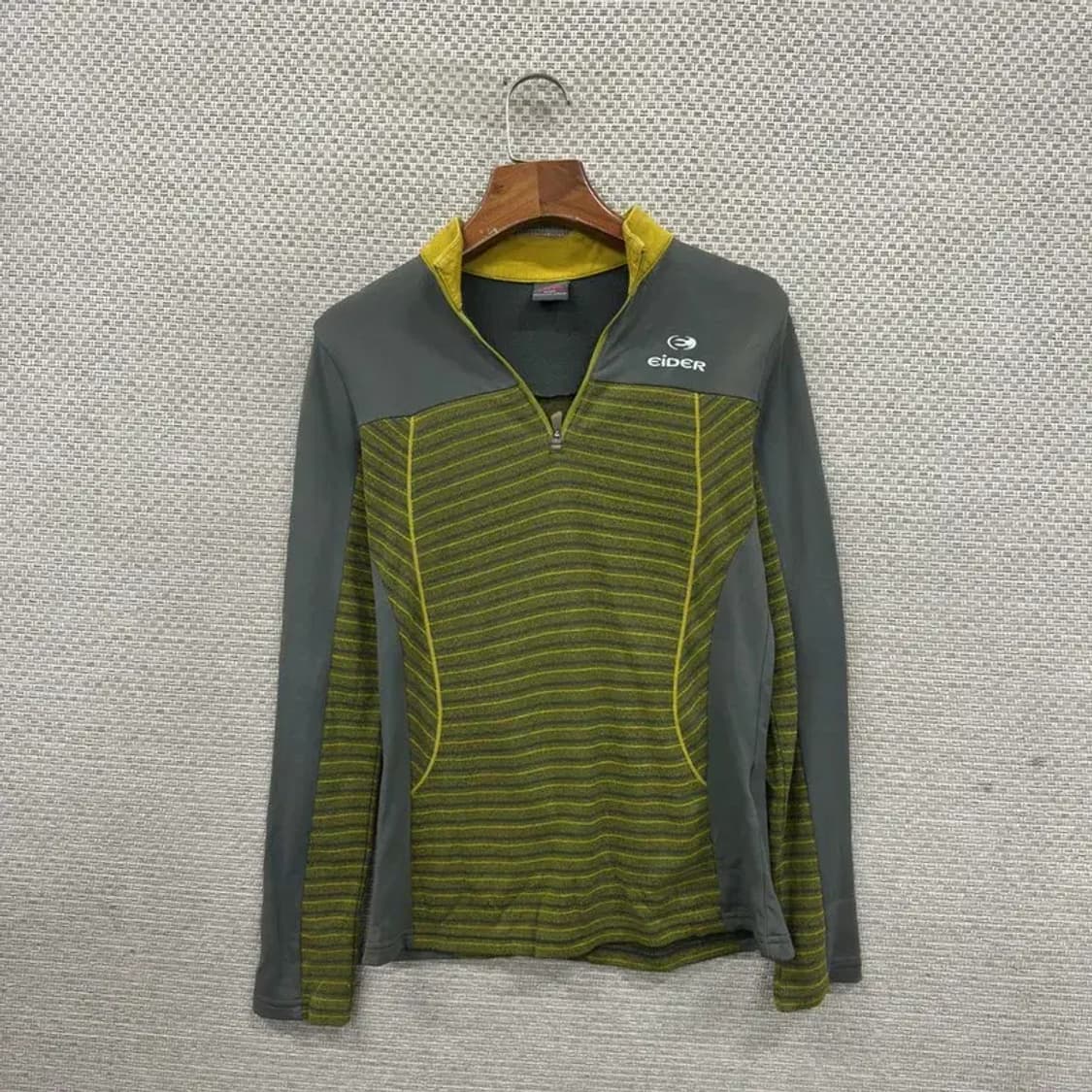 아이더 아웃도어 자수로고 가을 반집업 긴팔티 S A02543 상품이미지1