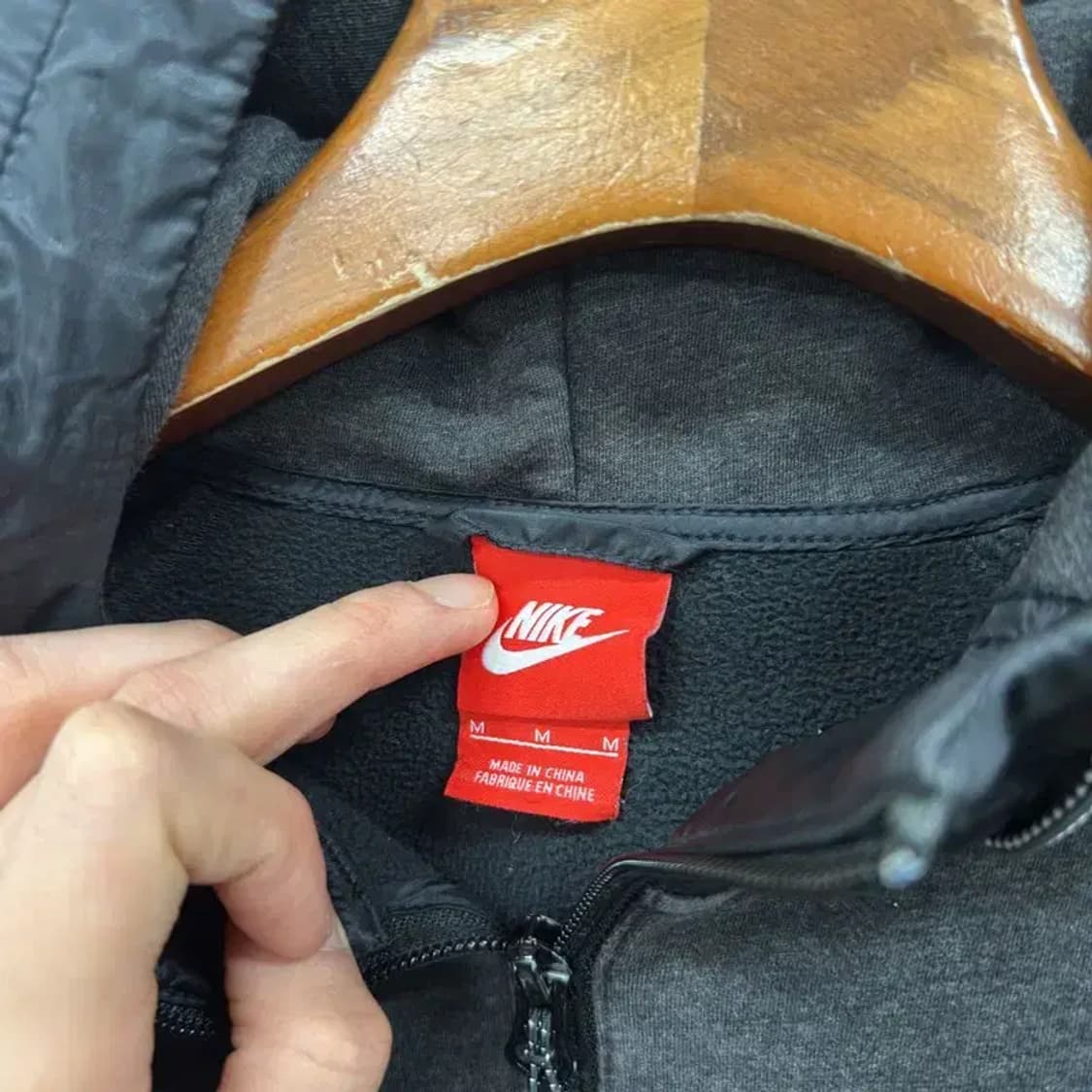 나이키 캐주얼 프린팅로고 약기모 져지 후드집업 M A02551 상품이미지3