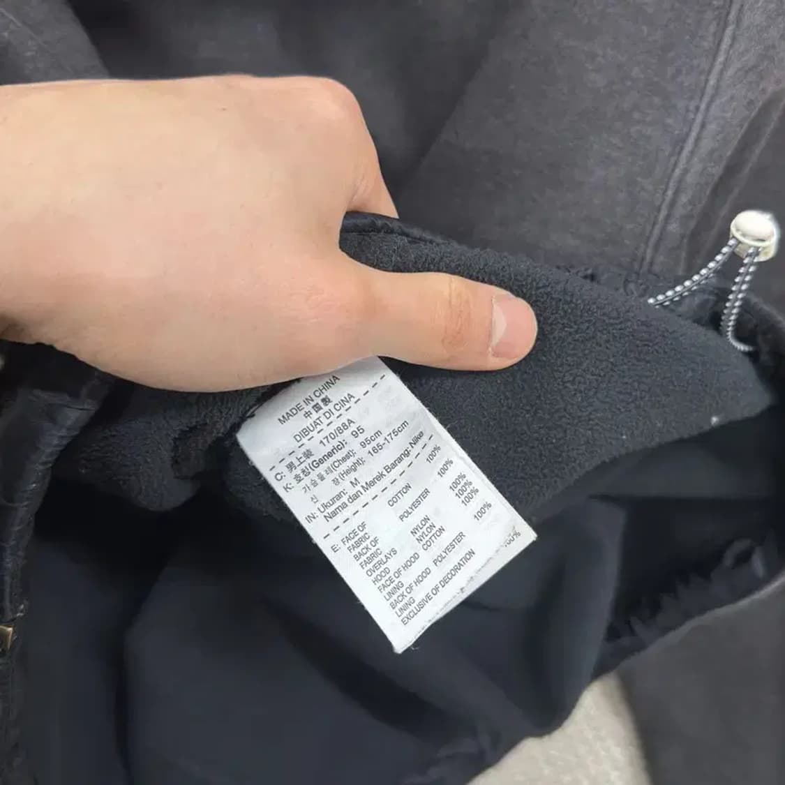 나이키 캐주얼 프린팅로고 약기모 져지 후드집업 M A02551 상품이미지4