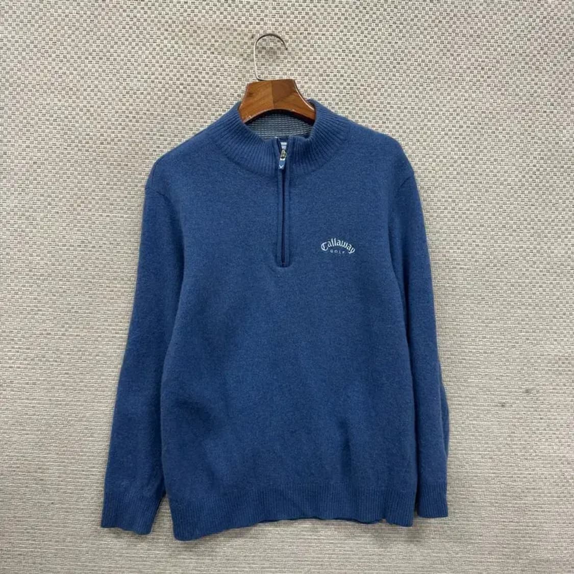 캘러웨이 골프 캐주얼 울 캐시미어 반집업 니트 M A02553 상품이미지1