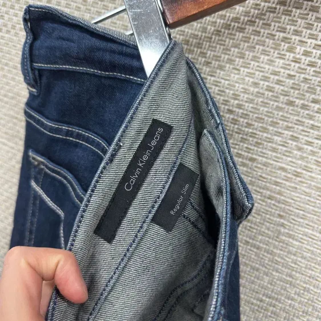 캘빈클라인 캐주얼 슬림핏 스판 데님 청바지 30인치 A02554 상품이미지4