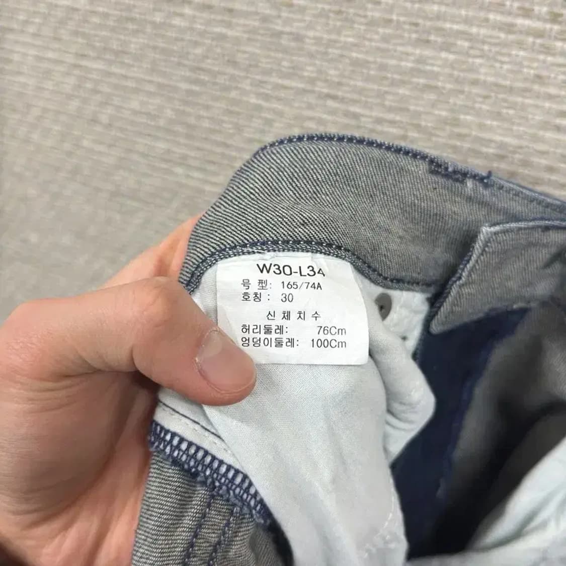 캘빈클라인 캐주얼 슬림핏 스판 데님 청바지 30인치 A02554 상품이미지5