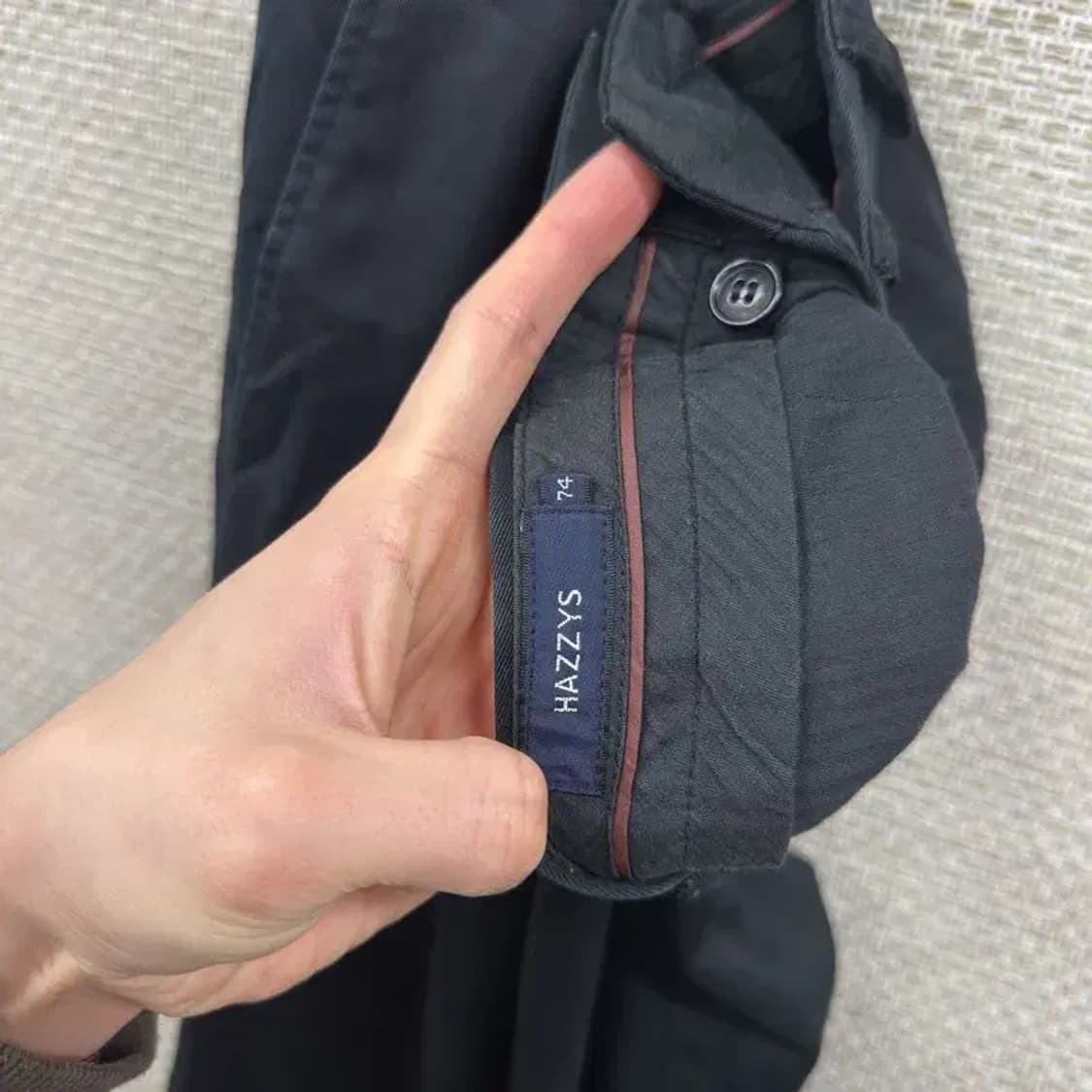 헤지스 캐주얼 코튼팬츠 면바지 74 A02555 상품이미지4