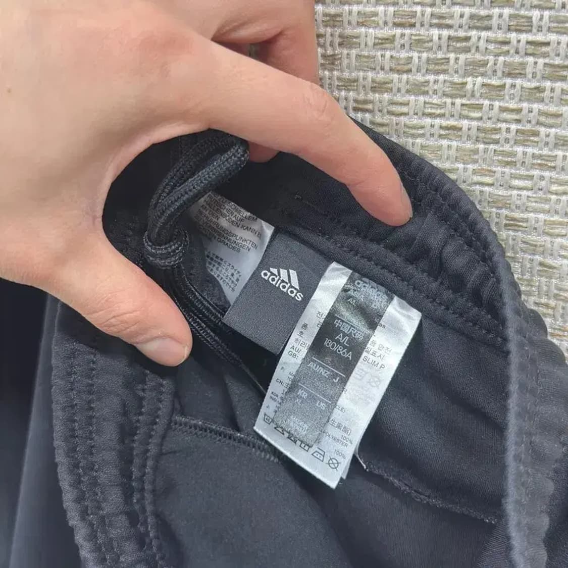 아디다스 자수로고 트랙팬츠 츄리닝바지 XL A02562 상품이미지3