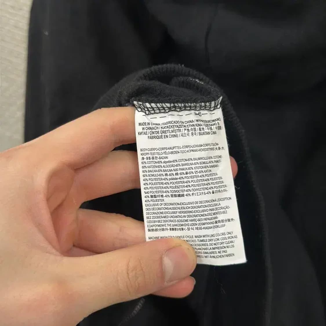 반스 캐주얼 프린팅로고 약기모 크롭 후드집업 S A02530 상품이미지4