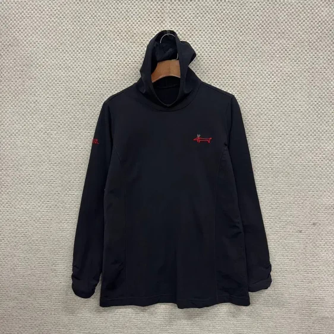 루이까스텔 골프 자수로고 스판 기능성 가을 후드티 100 A02531 상품이미지1