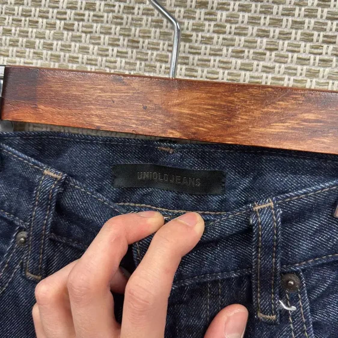 유니클로 캐주얼 일자핏 데님 청바지 28인치 A02558 상품이미지3