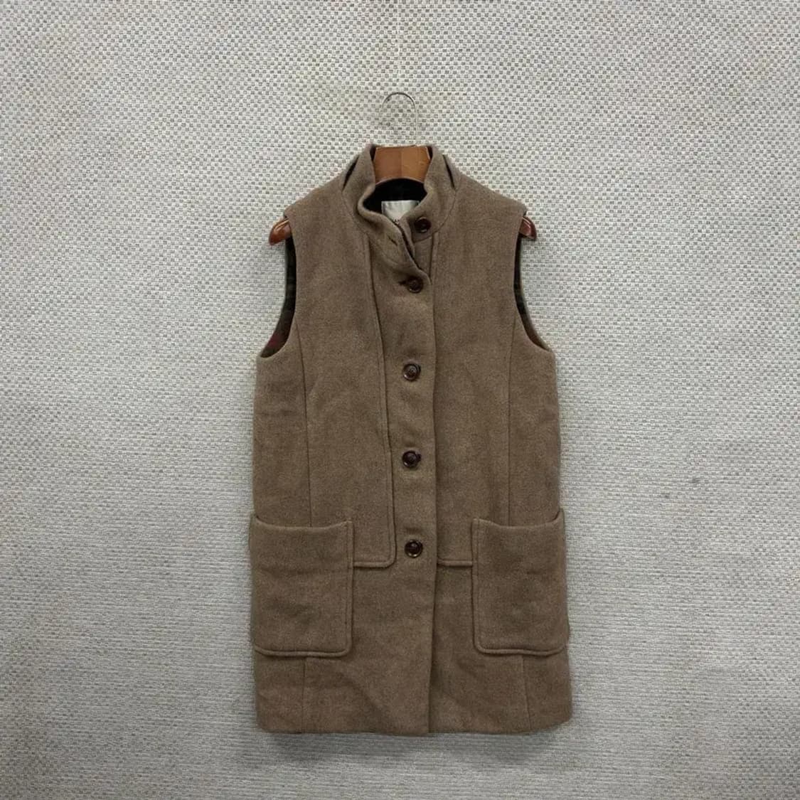 빈폴 캐주얼 울 롱 조끼 베스트 90 A02612 상품이미지1