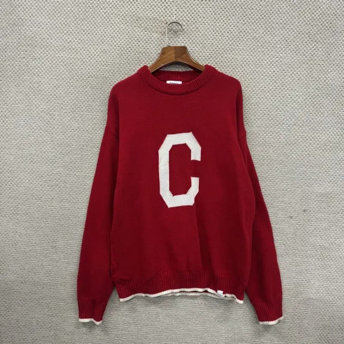 커버낫 캐주얼 빅로고 니트 스웨터 L A02614 상품이미지1