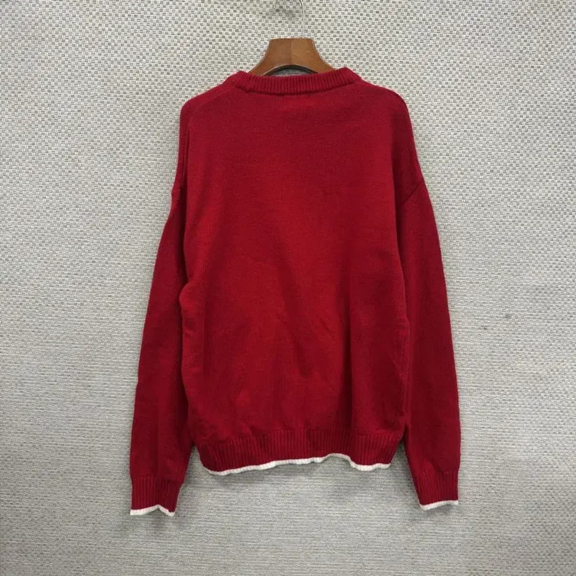 커버낫 캐주얼 빅로고 니트 스웨터 L A02614 상품이미지2