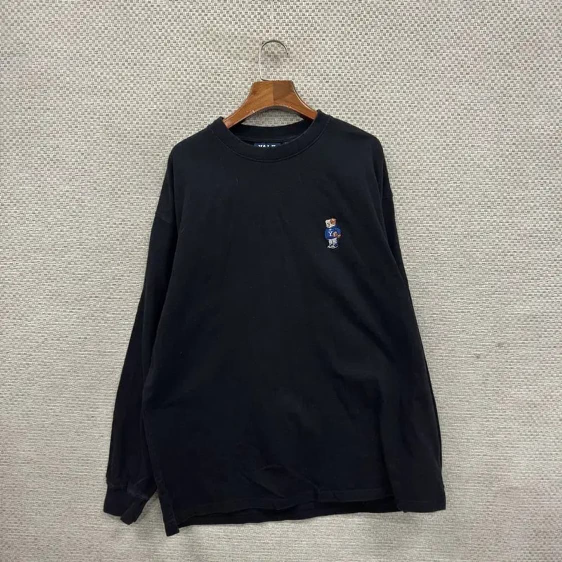 예일 캐주얼 자수로고 롱슬리브 긴팔티 L A02621 상품이미지1