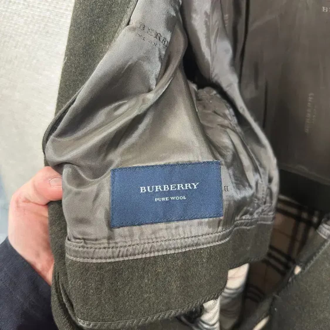버버리 정품 캐주얼 울 후드 코트 자켓 100 A02624 상품이미지3