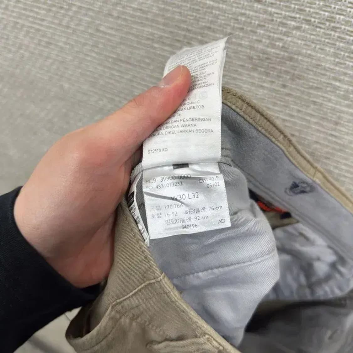 리바이스 캐주얼 스판 코튼팬츠 면바지 30인치 A02634 상품이미지6