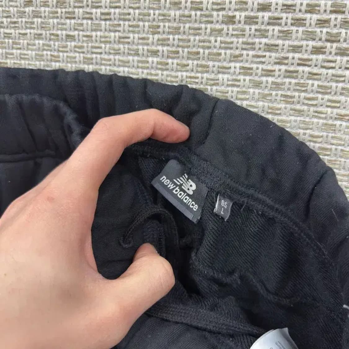 뉴발란스 캐주얼 자수로고 조거 밴딩 츄리닝바지 L A02640 상품이미지3