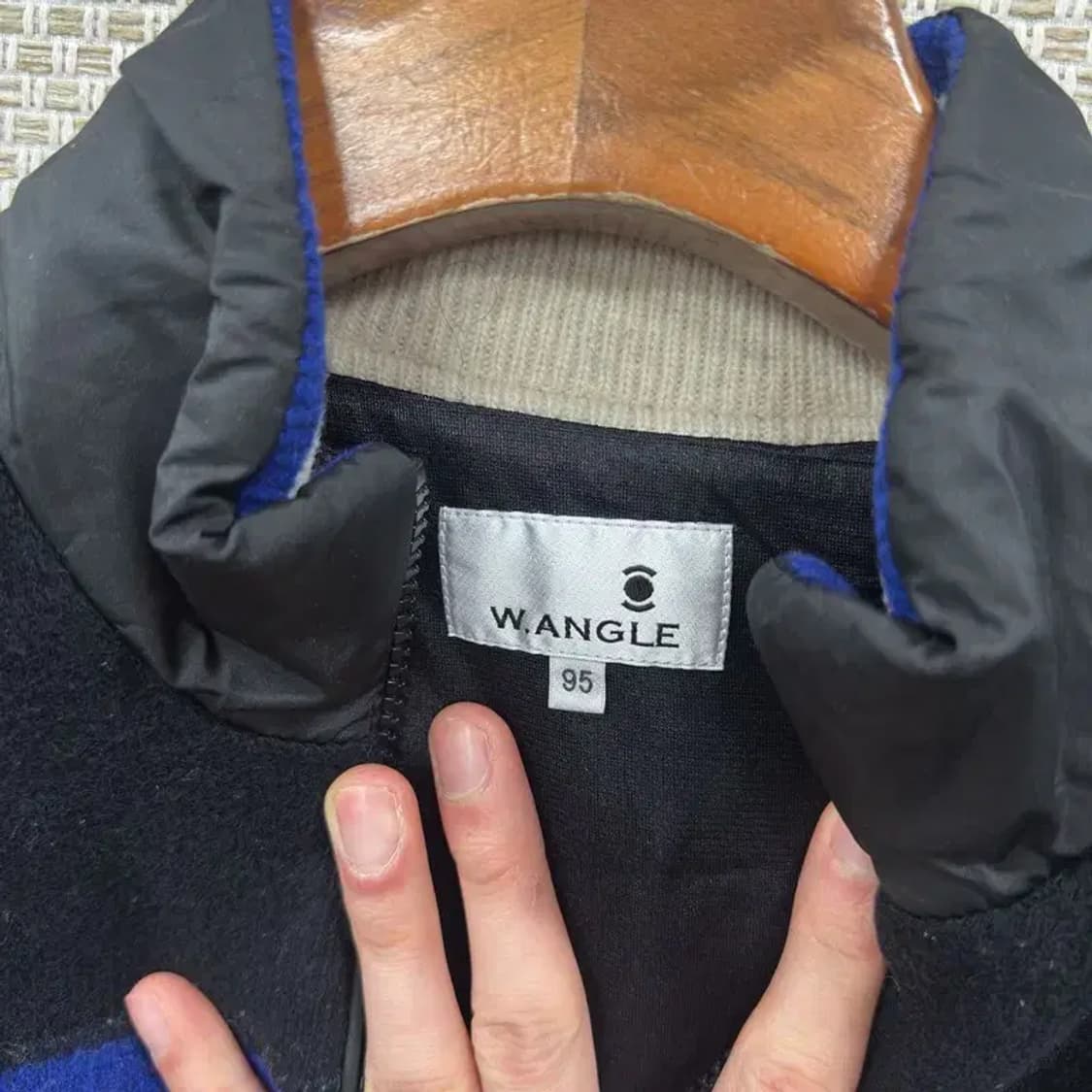 와이드앵글 골프 방풍 울 니트 조끼 베스트 95 A02615 상품이미지3