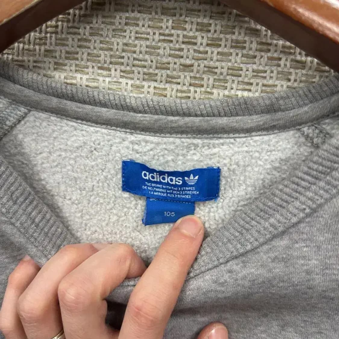 아디다스 캐주얼 빅트레포일 약기모 스웻셔츠 맨투맨 105 A02617 상품이미지3