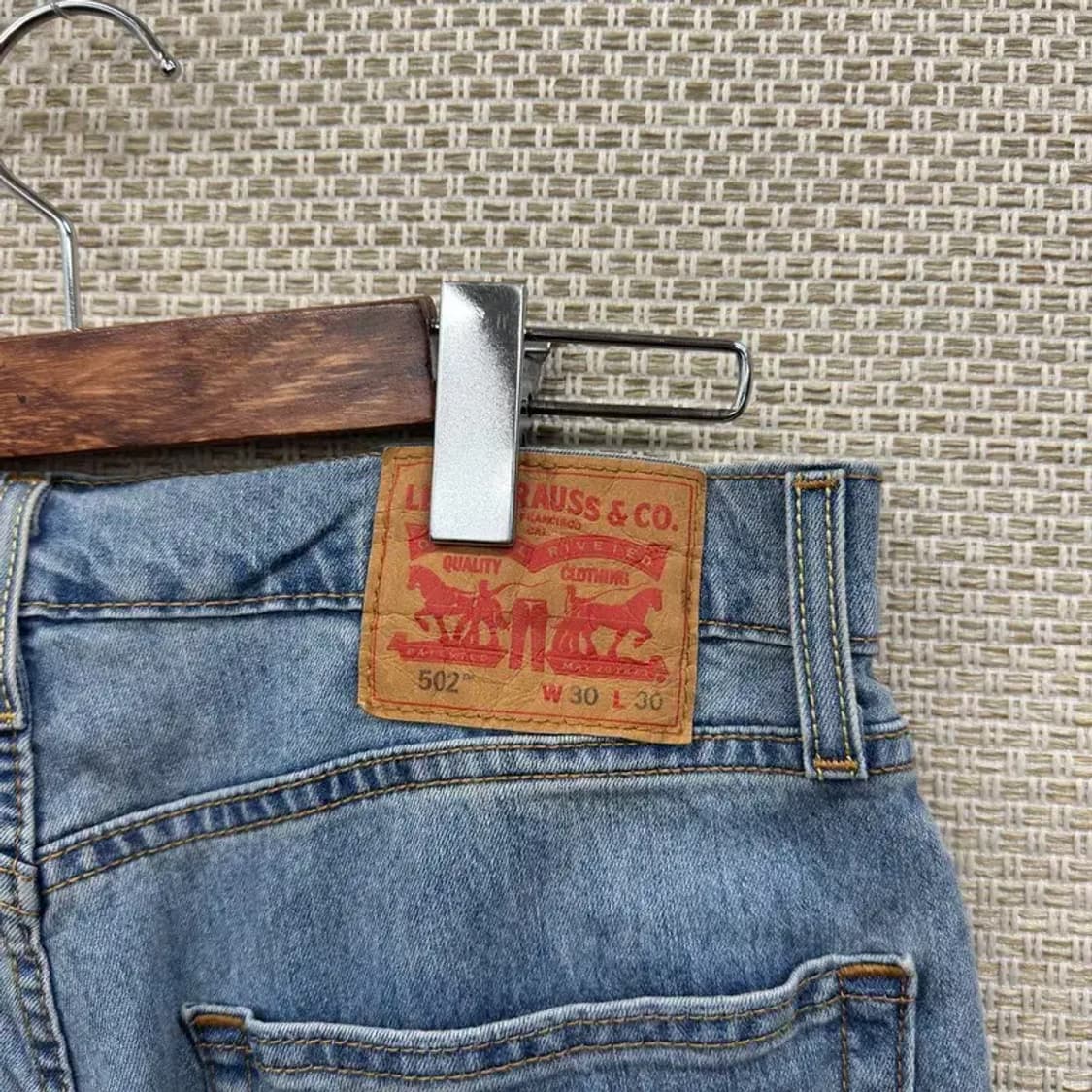 리바이스 502 캐주얼 데님 청바지 30인치 A02642 상품이미지3