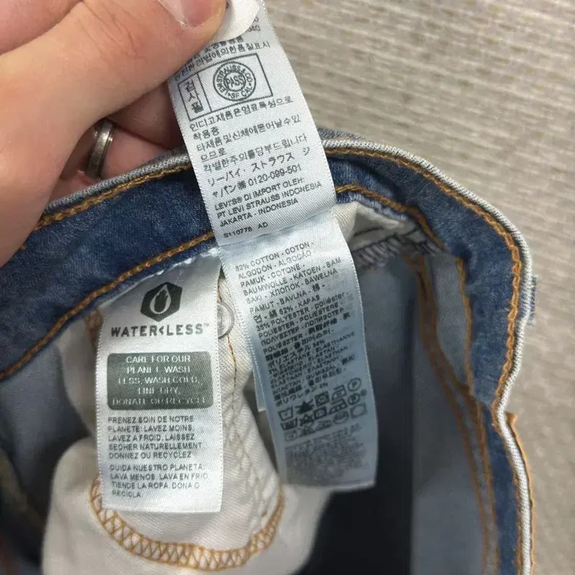 리바이스 502 캐주얼 데님 청바지 30인치 A02642 상품이미지4