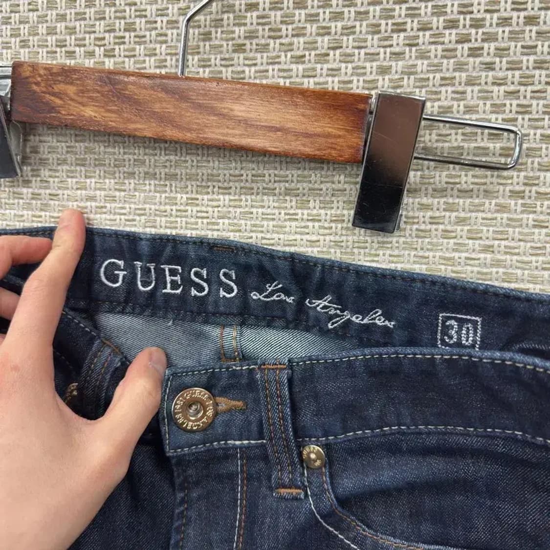 게스 금장 캐주얼 데님 청바지 30인치 A02643 상품이미지5
