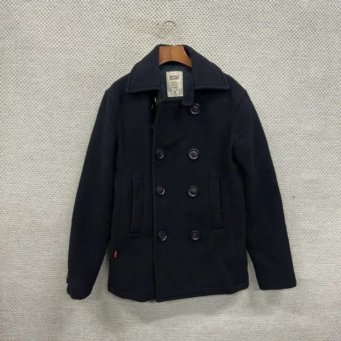 리바이스 캐주얼 더블버튼 울 하프 코트 자켓 M A02688 상품이미지1