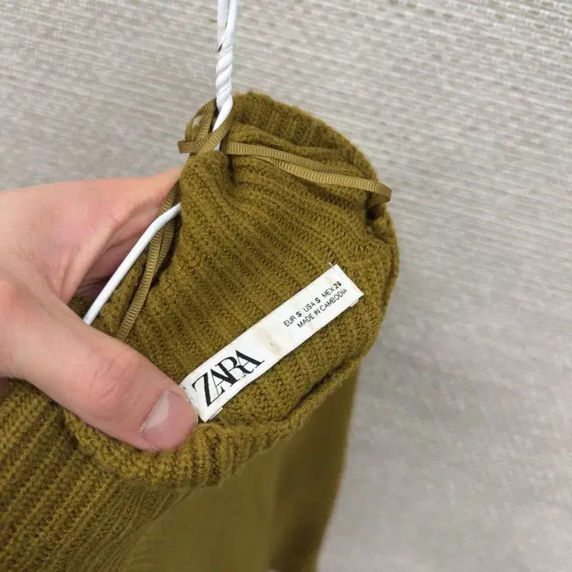 자라 ZARA 캐주얼 터틀넥 비스코스 니트 스웨터 S A02697 상품이미지3