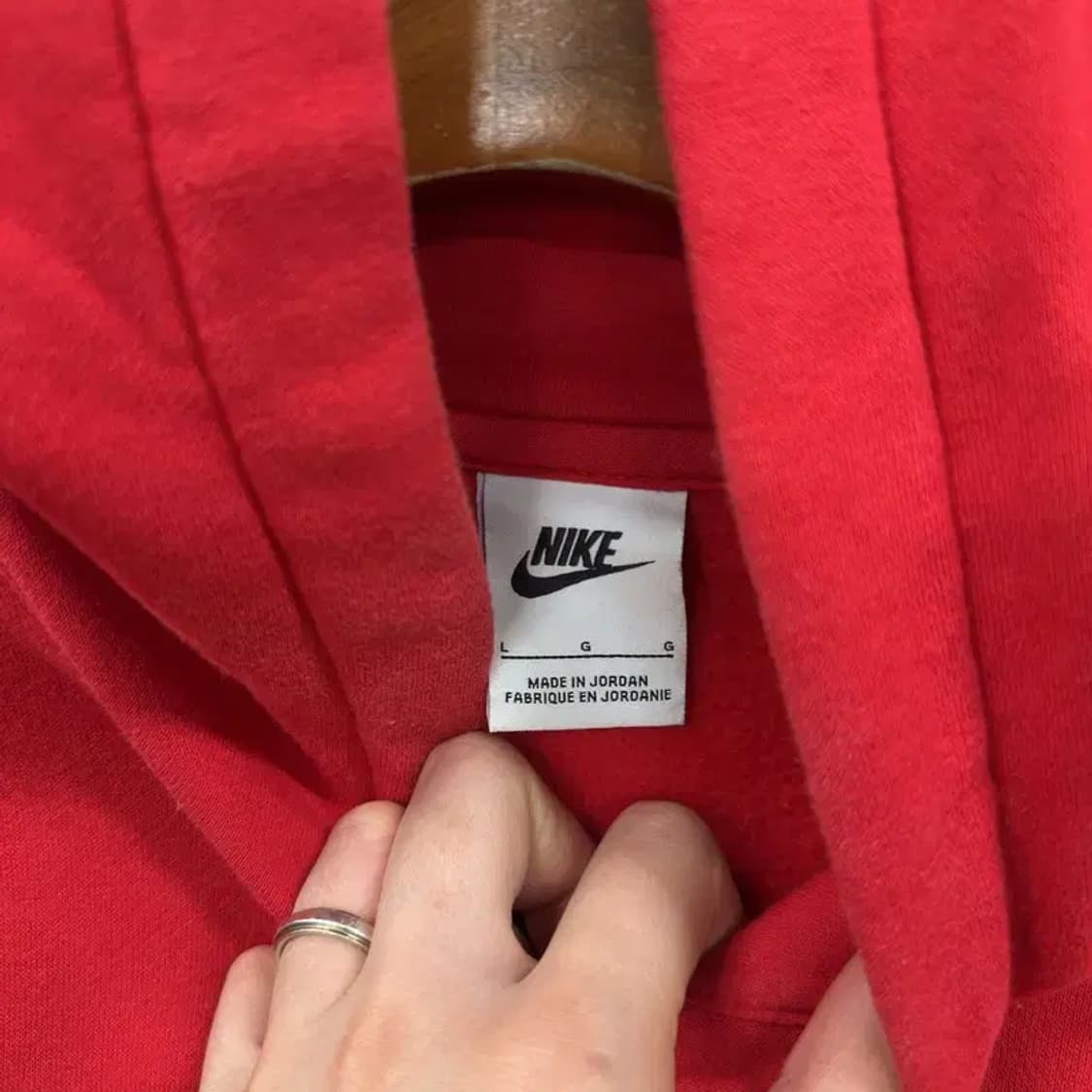 나이키 캐주얼 자수로고 약기모 후드티 L A02698 상품이미지3