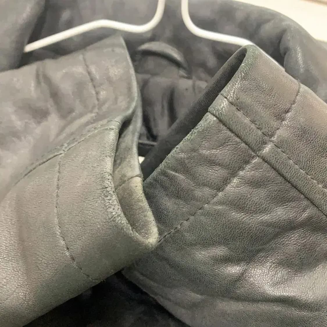 캘빈클라인 올드스쿨 누빔 레더 가죽 자켓 M A02685 상품이미지7