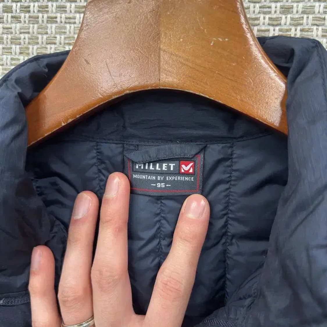 밀레 아웃도어 거위털 구스다운 경량 패딩 점퍼 95 A02689 상품이미지3