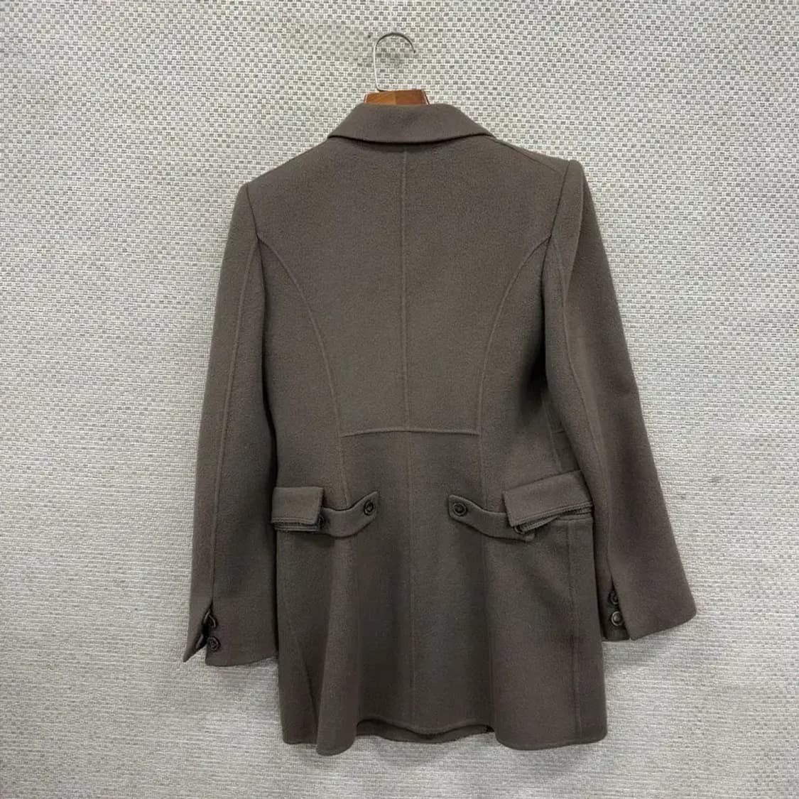 시스템 한섬 캐주얼 더블버튼 울 코트 자켓 88 A02696 상품이미지2