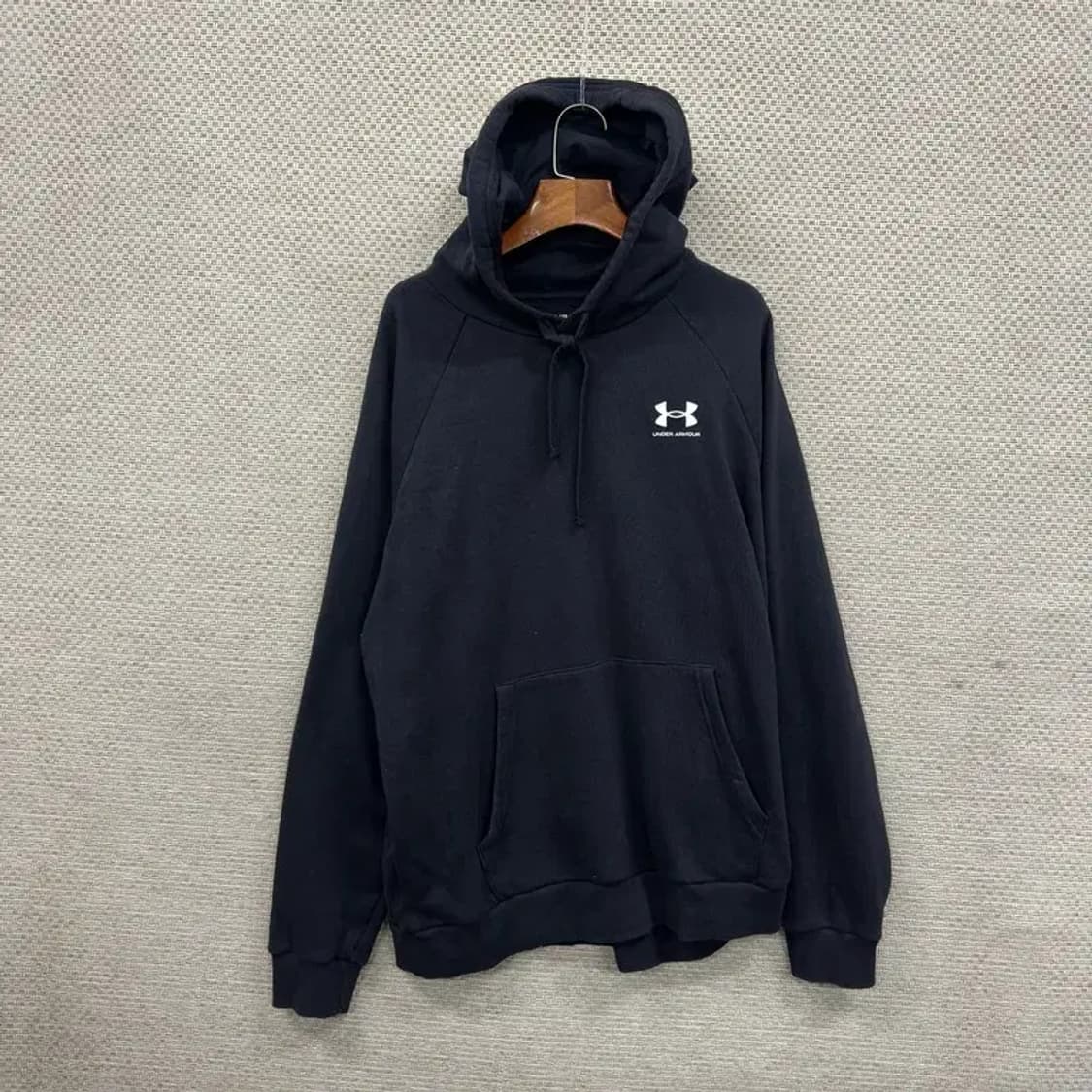 언더아머 프린팅로고 약기모 후드티 XL A02705 상품이미지1