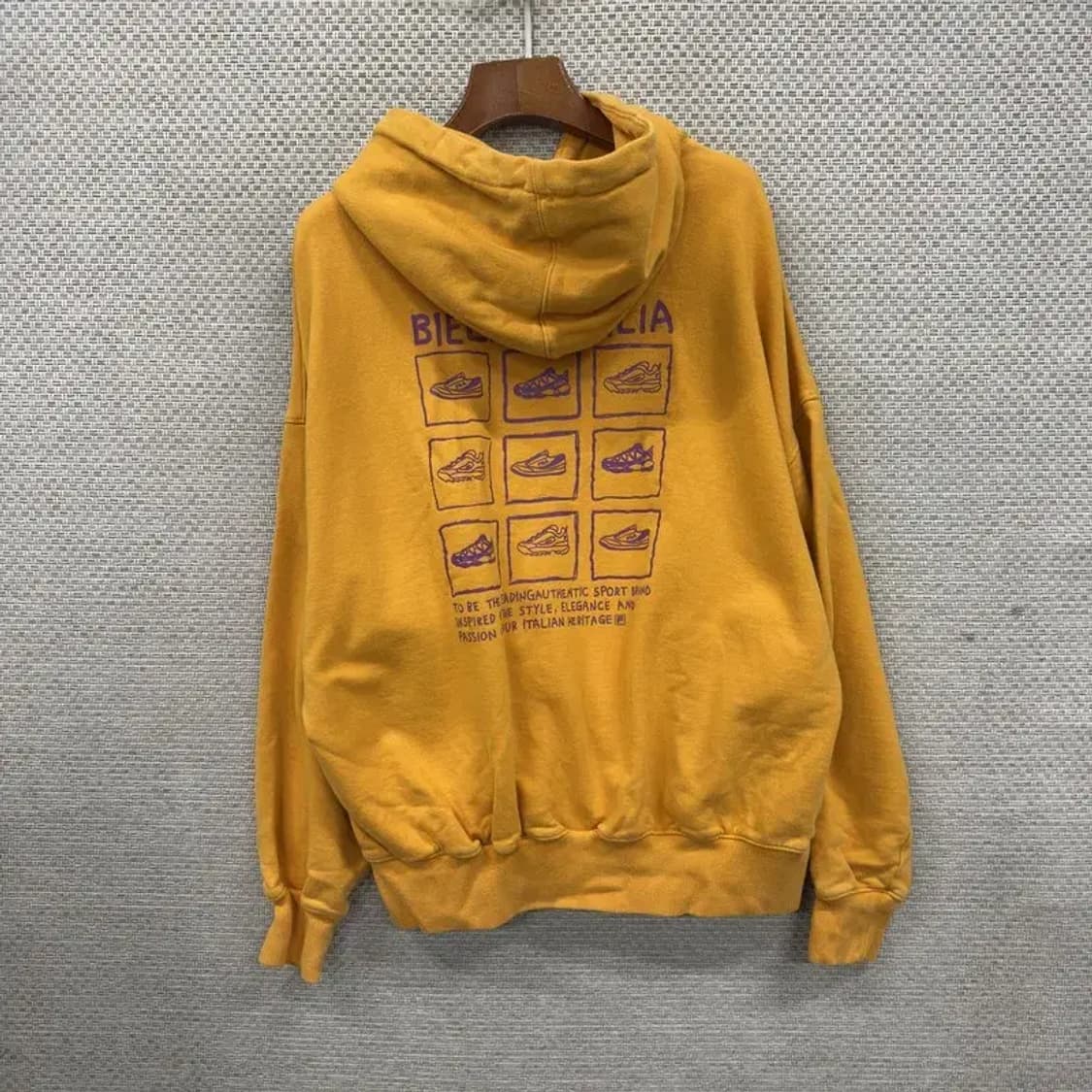 필라 캐주얼 오버핏 자수 후드티 S A02764 상품이미지2