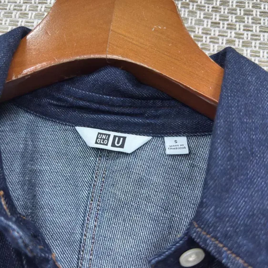 유니클로 캐주얼 데님 롱 원피스 S A02787 상품이미지3