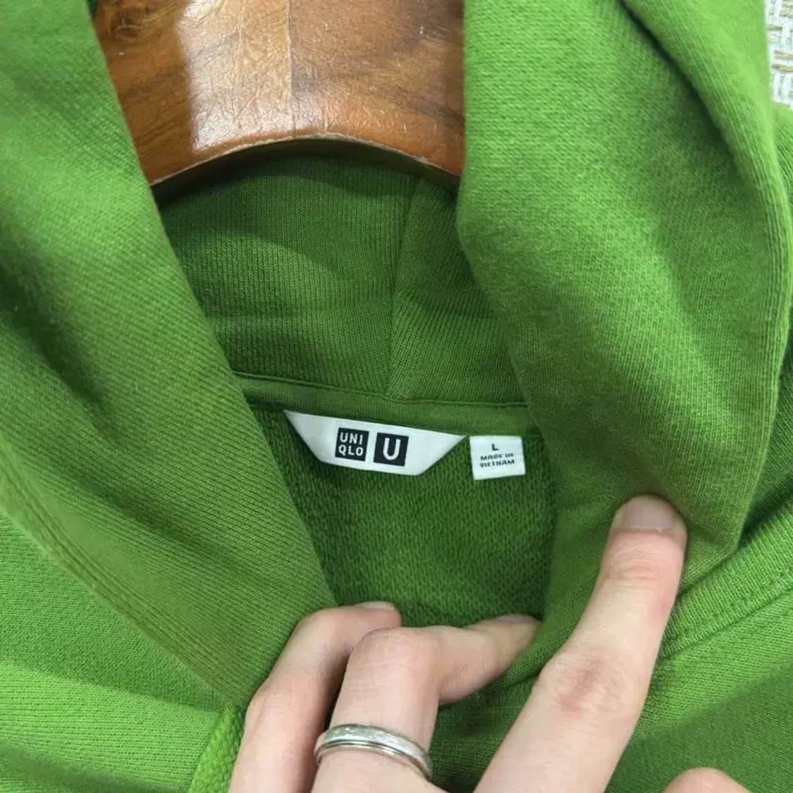 유니클로 U 르메르 캐주얼 무지 후드티 L A02790 상품이미지3