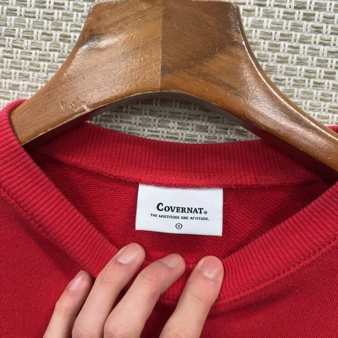 커버낫 캐주얼 자수로고 스웻셔츠 맨투맨 S A02769 상품이미지3