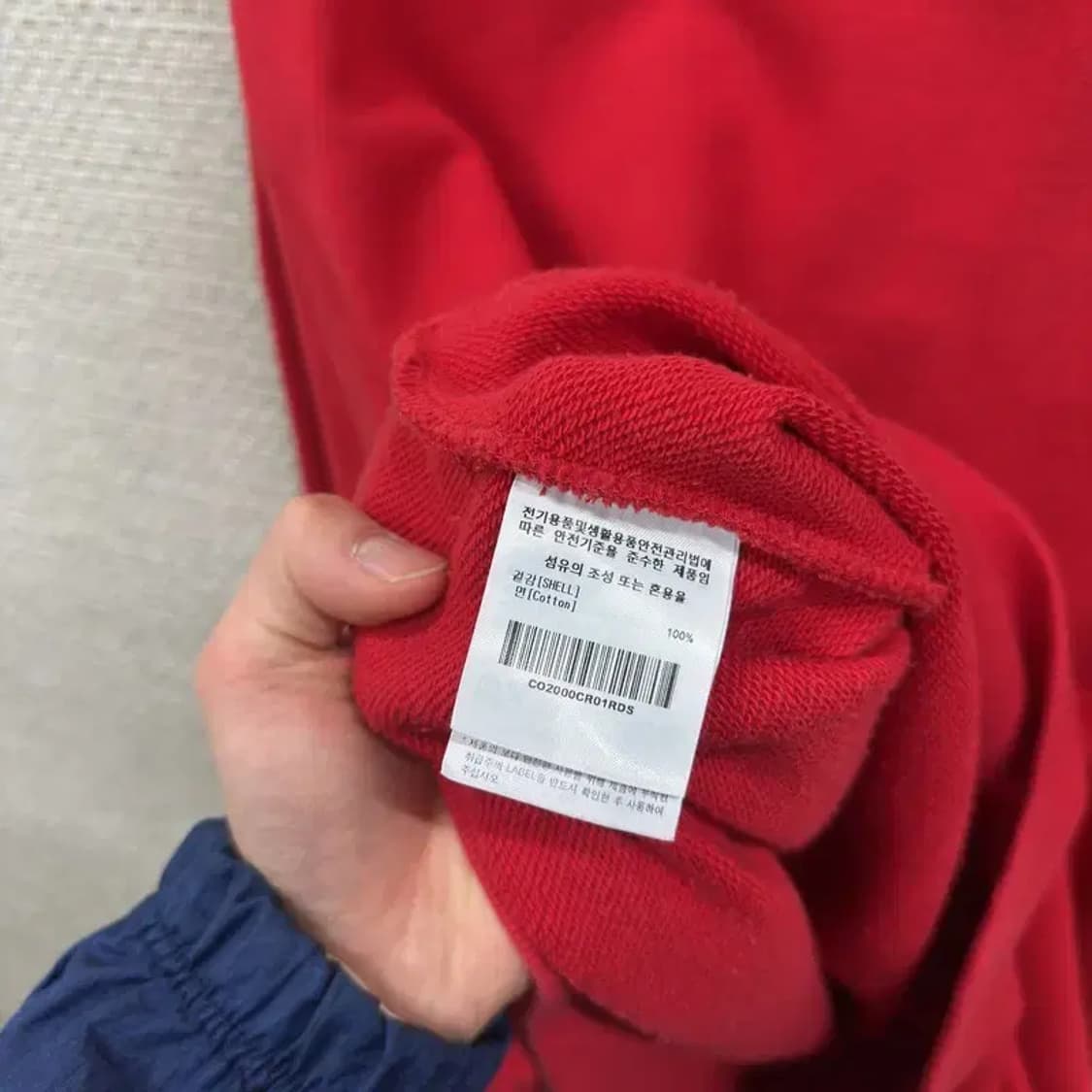 커버낫 캐주얼 자수로고 스웻셔츠 맨투맨 S A02769 상품이미지4