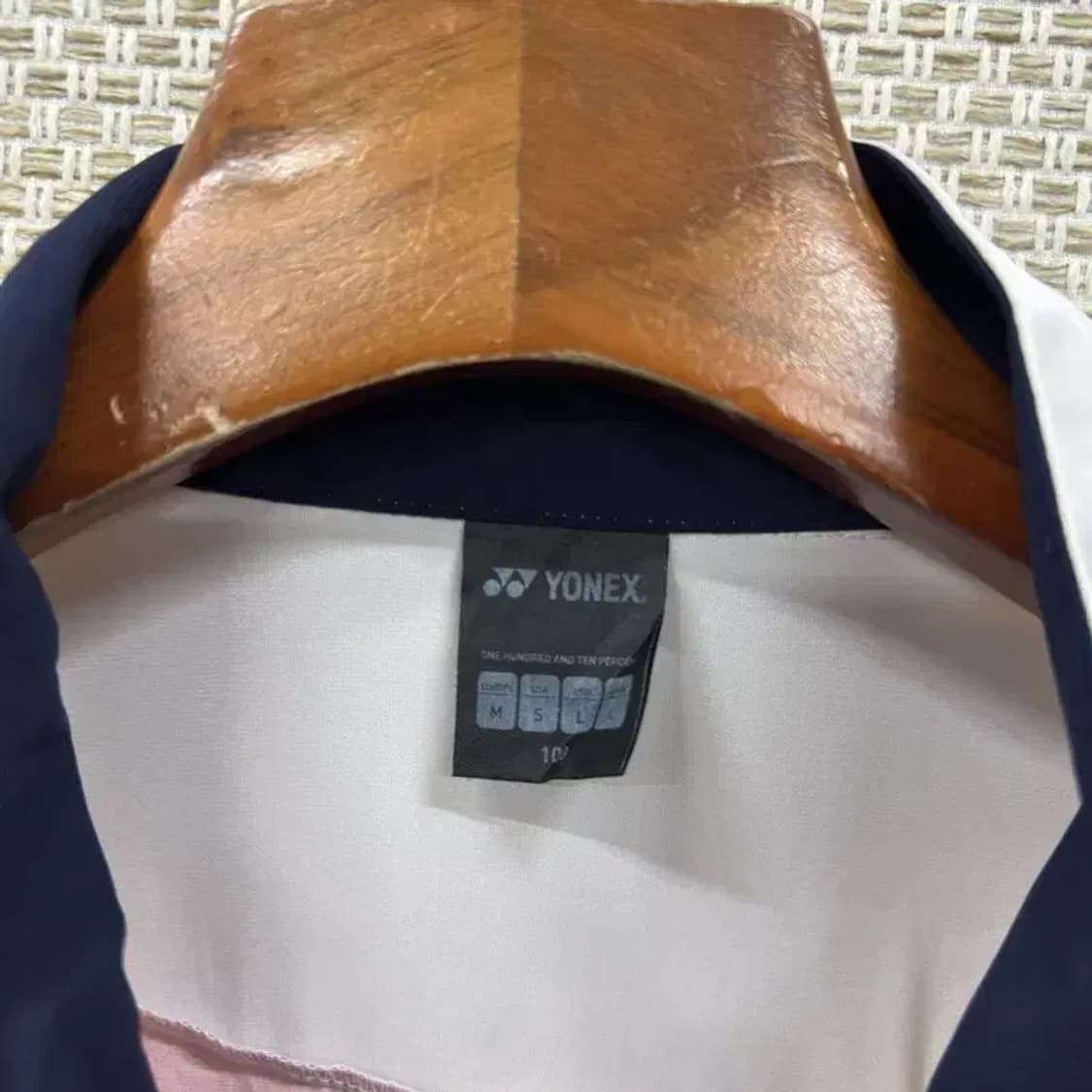 요넥스 캐주얼 프린팅로고 트레이닝 집업 100 A02781 상품이미지3