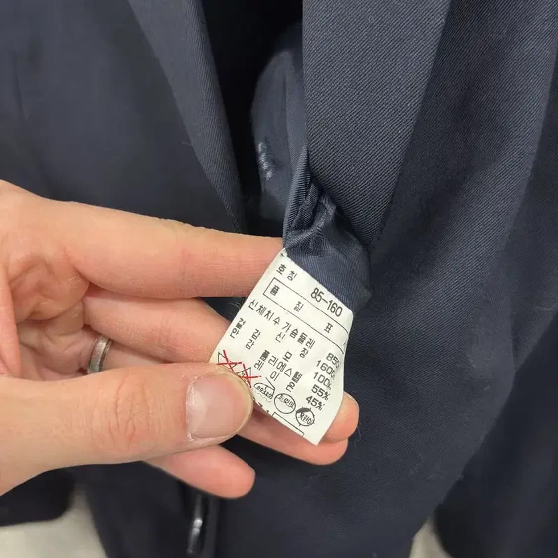 닥스 올드스쿨 버튼 울 블레이저 자켓 85 A02785 상품이미지5