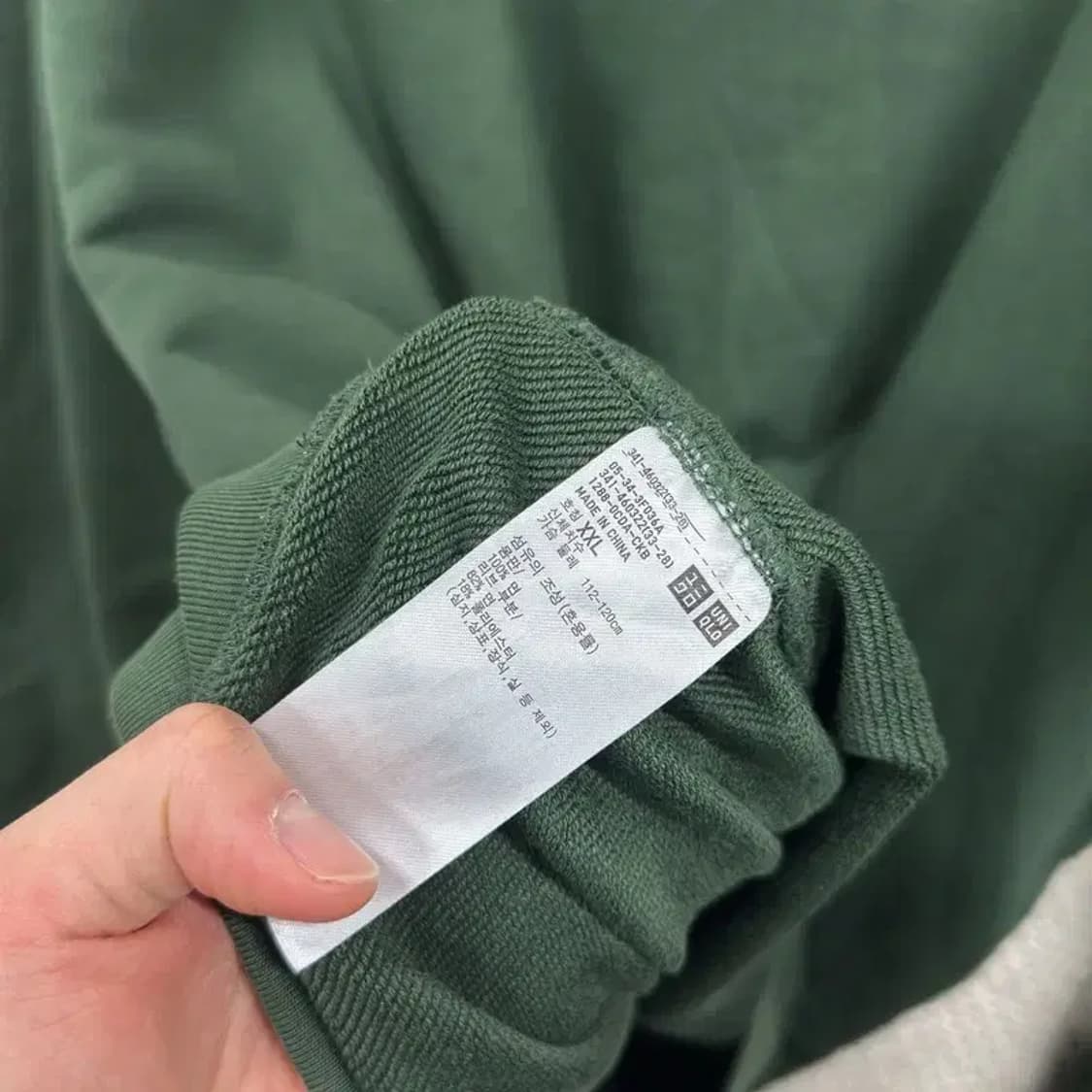 유니클로 캐주얼 무지 스웻셔츠 맨투맨 XXL A02775 상품이미지4