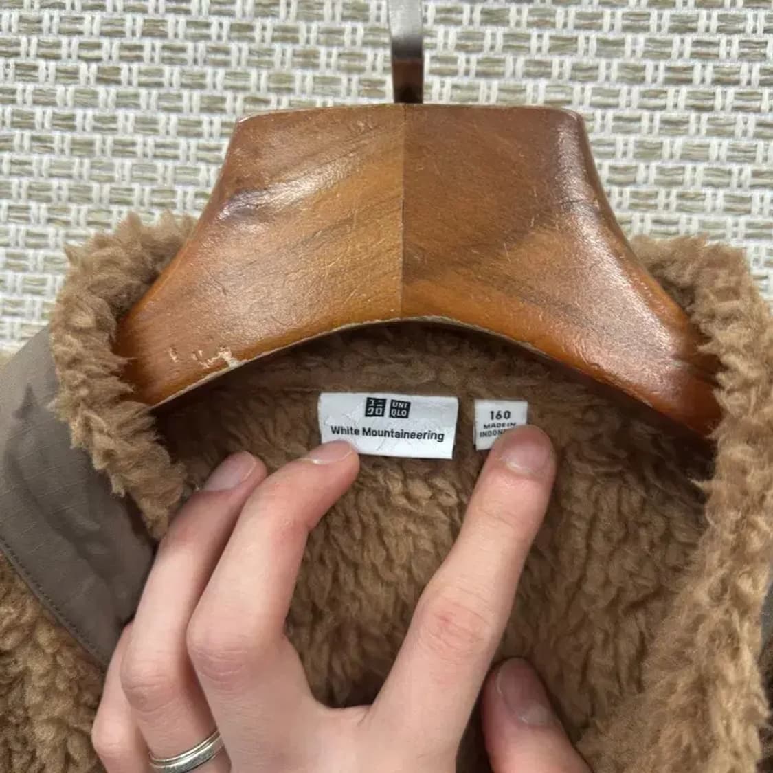 유니클로 캐주얼 양털 플리스 후리스 맨투맨 160 A02845 상품이미지3