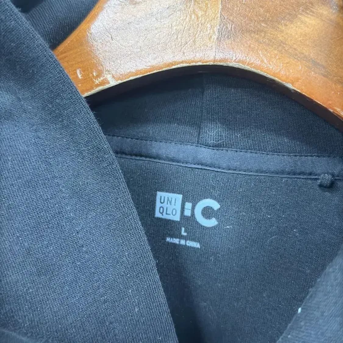 유니클로 C 클레어 웨이드 켈러 무지 후드티 L A02847 상품이미지3