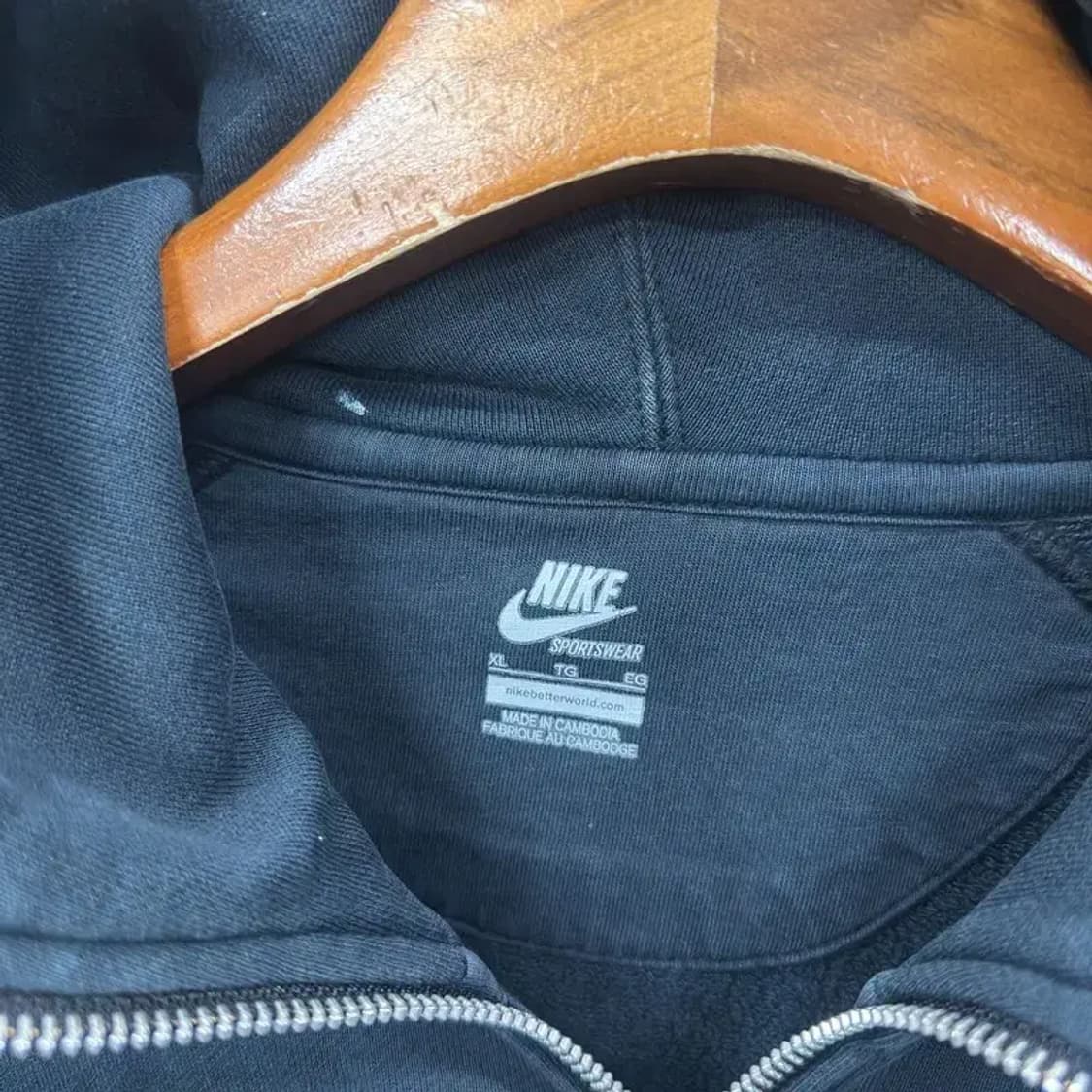 나이키 캐주얼 자수로고 후드집업 XL A02850 상품이미지3