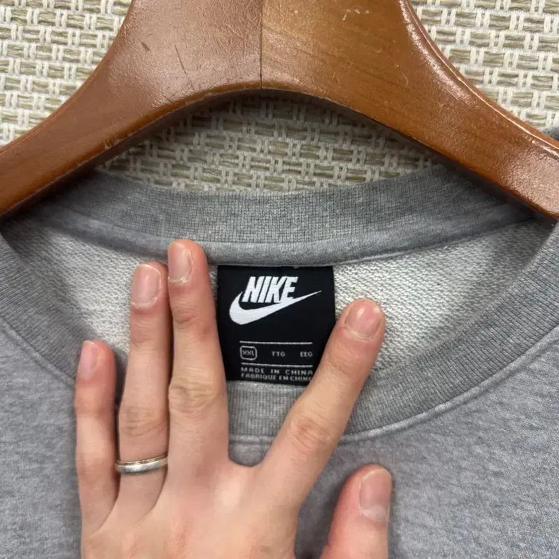 나이키 캐주얼 자수로고 스웻셔츠 맨투맨 XXL A02851 상품이미지3