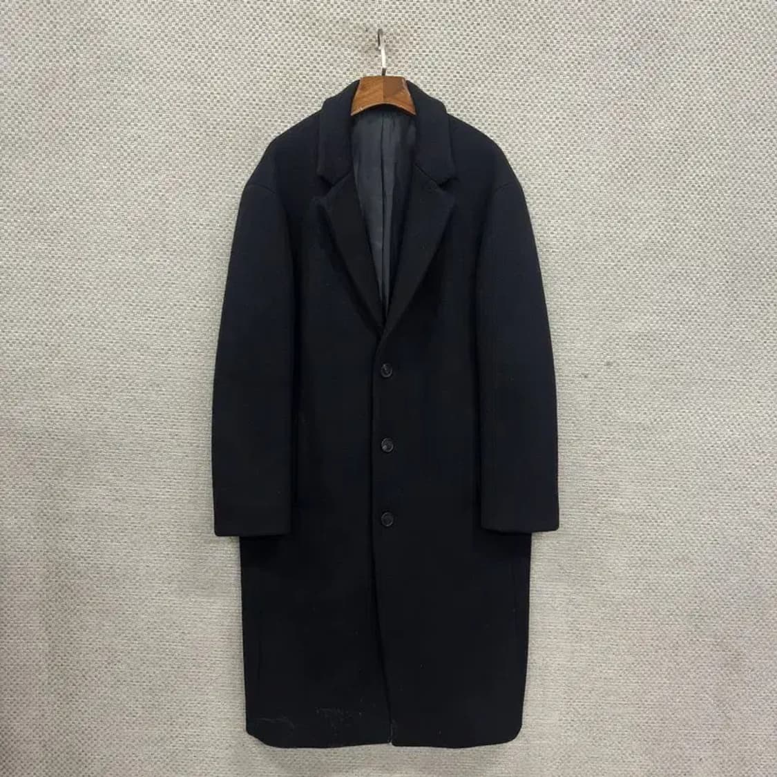 무신사스탠다드 캐주얼 버튼 울 캐시미어 코트 L A02867 상품이미지1