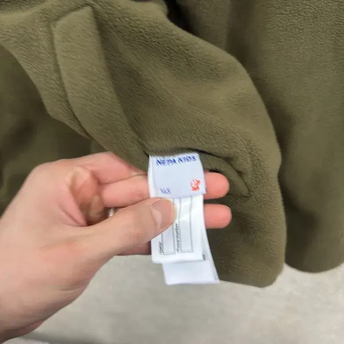 네파 아웃도어 리버시블 플리스 후리스 후드집업 165 A02846 상품이미지5