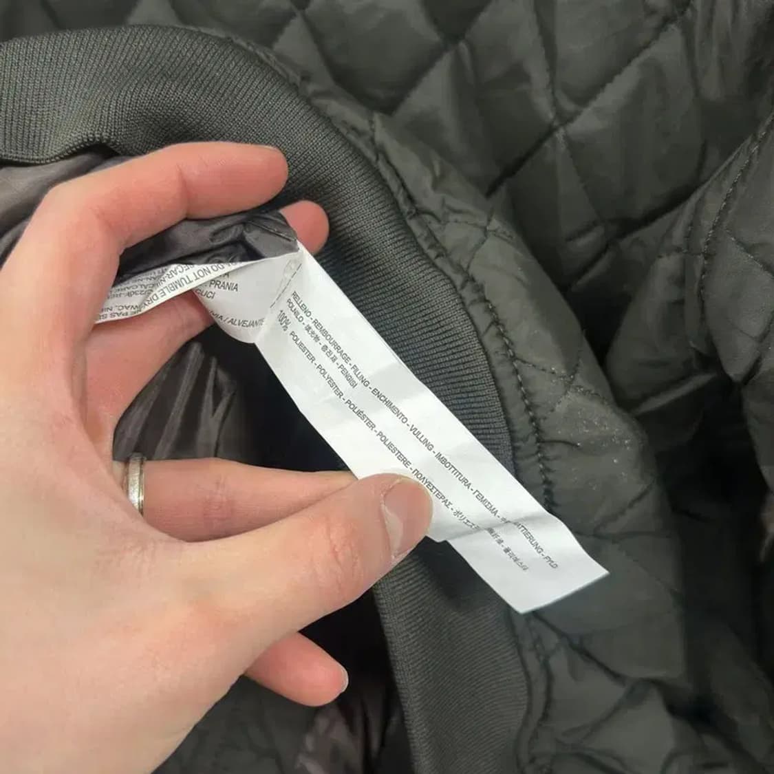 자라 ZARA 캐주얼 퀄팅 항공점퍼 자켓 S A02862 상품이미지4