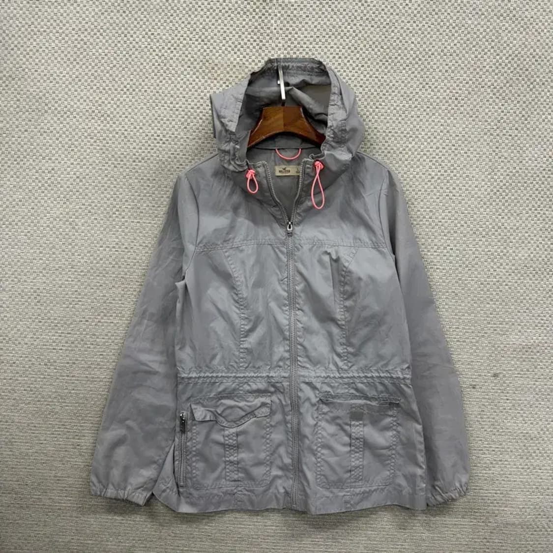 홀리스터 캐주얼 홑겹 윈드러너 바람막이 자켓 L A02855 상품이미지1