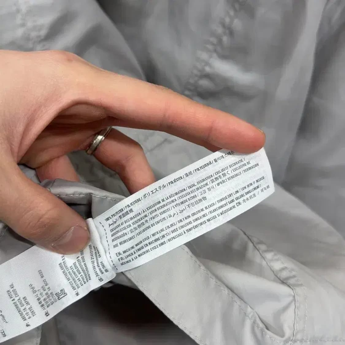 홀리스터 캐주얼 홑겹 윈드러너 바람막이 자켓 L A02855 상품이미지4