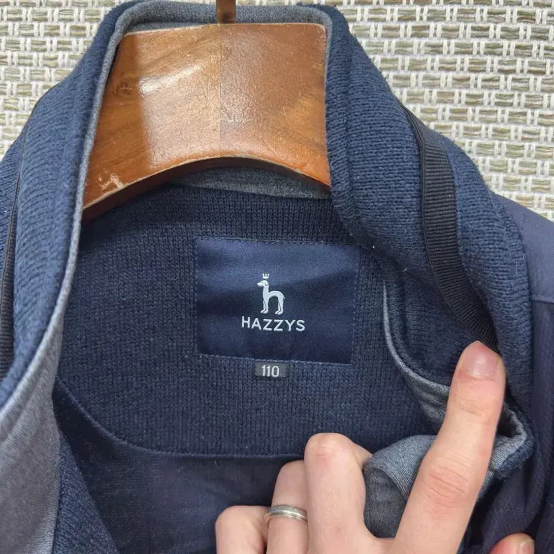 헤지스 캐주얼 프린팅로고 플리스 후리스 집업 110 A02924 상품이미지3