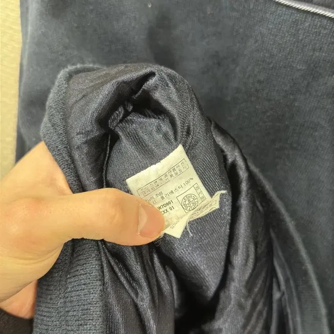 헤지스 캐주얼 프린팅로고 플리스 후리스 집업 110 A02924 상품이미지4