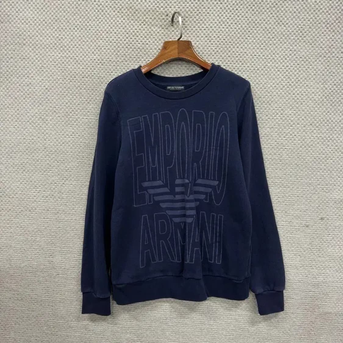 엠포리오 아르마니 캐주얼 빅로고 스웻셔츠 맨투맨 S A02938 상품이미지1